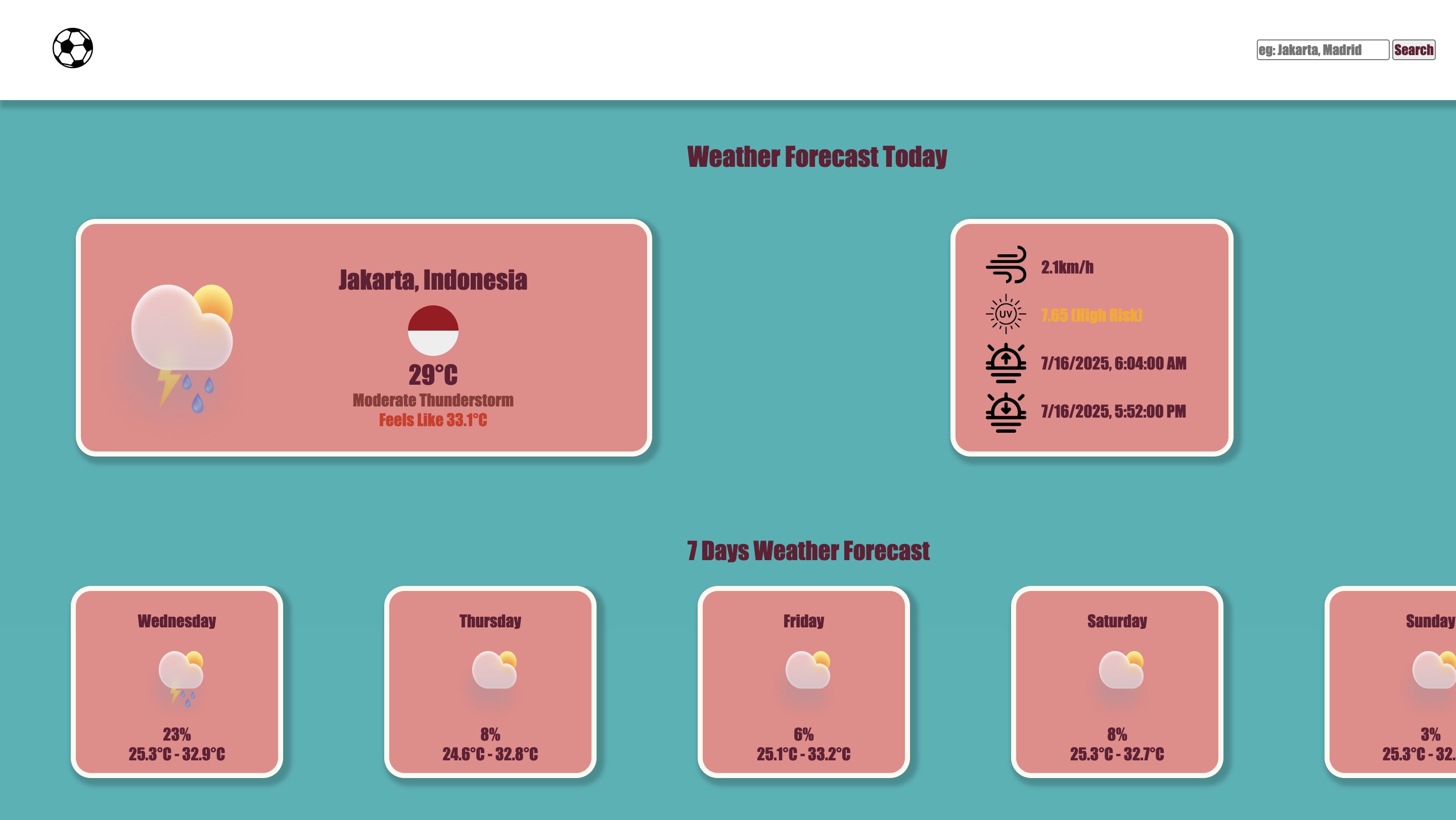 Weather Forecast App
